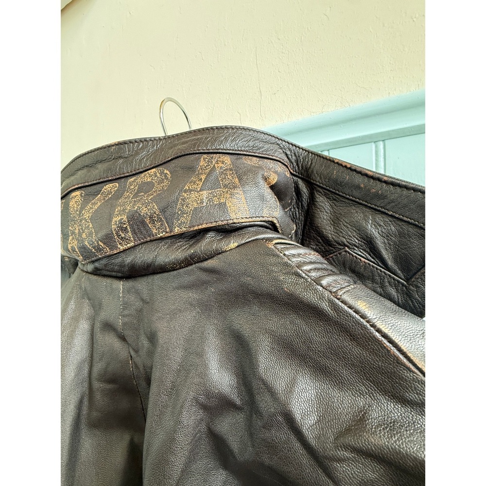 Overwatch Junkrat Steampunk / Cyberpunk Heavy Leather Jacket Size: XXL Bolts - Picture 13 of 13